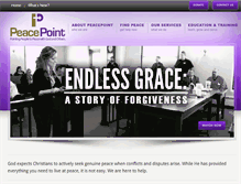 Tablet Screenshot of peacepoint.com